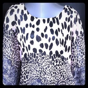 Large Mughkaby Sienna Rose multi-color blouse